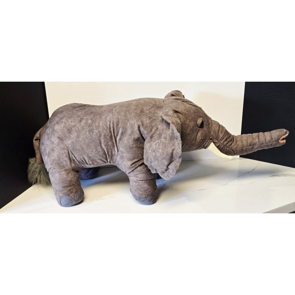 Vintage Discovery Channel Wild Life "Aggo the African Elephant" Plush Toy Rare